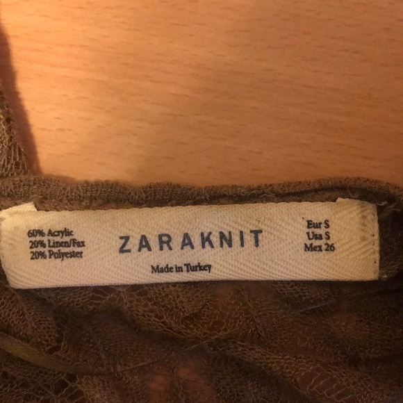 5/$25 Zara cropped knit cardigan - Picture 4 of 4